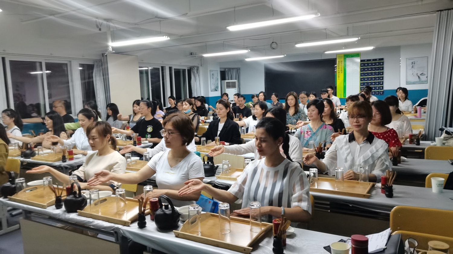 台州春华2021年初级茶艺师职业技能等级考证圆满举行
