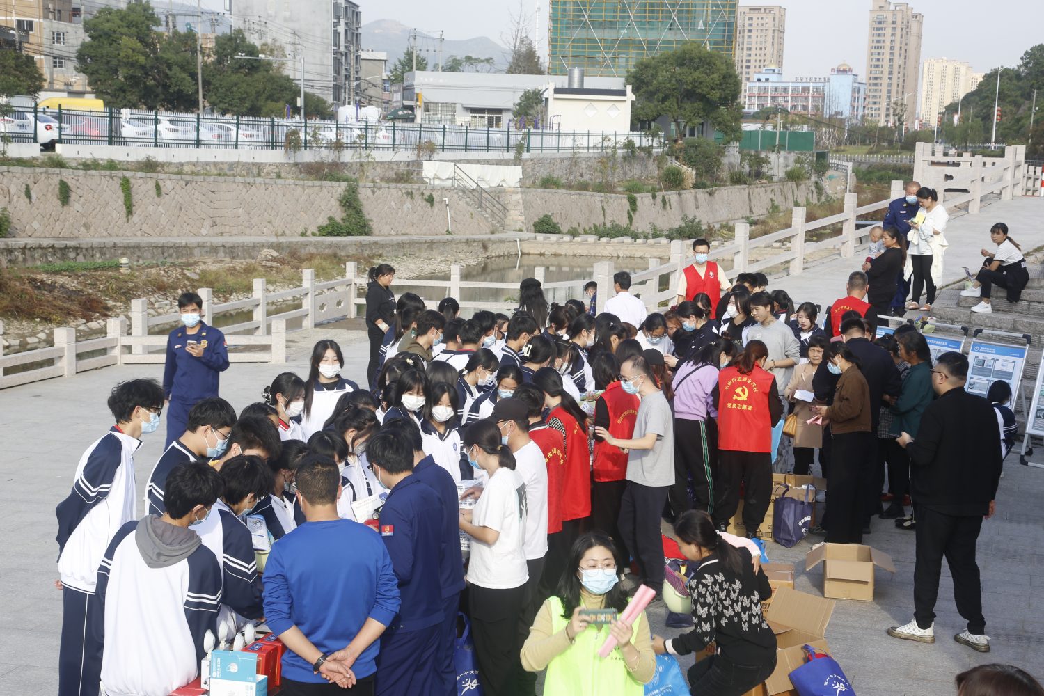 【才华资讯】温州市才华技工学校师生代表参加全国消防119宣传月活动